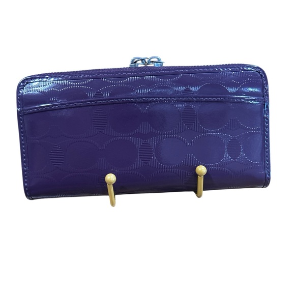 Coach Dark Purple Women's Wallet - Picture 2 of 6